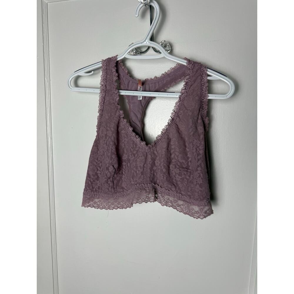 Thirdlove Bralette Women's Plus 3XL Purple Mauve Everyday Lace Racerback Girly - Picture 2 of 8